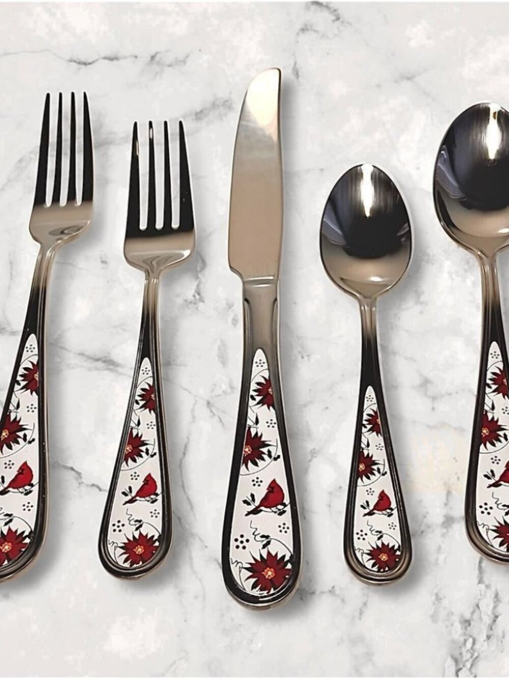 Temp-tations Stainless Steel 6 Servings Flatware Set of 30 Pieces